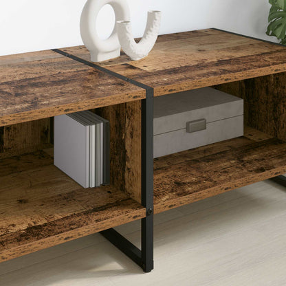 Meuble TV vidaXL bois de récupération 170,5 x 36 x 30,5 cm bois d'ingénierie