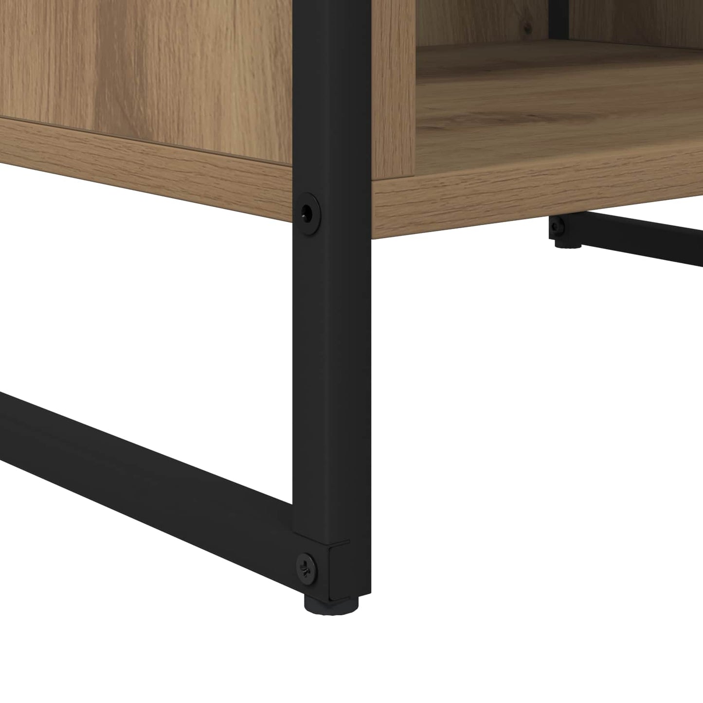 vidaXL Meuble TV fait main Chêne 170,5 x 36 x 30,5 cm