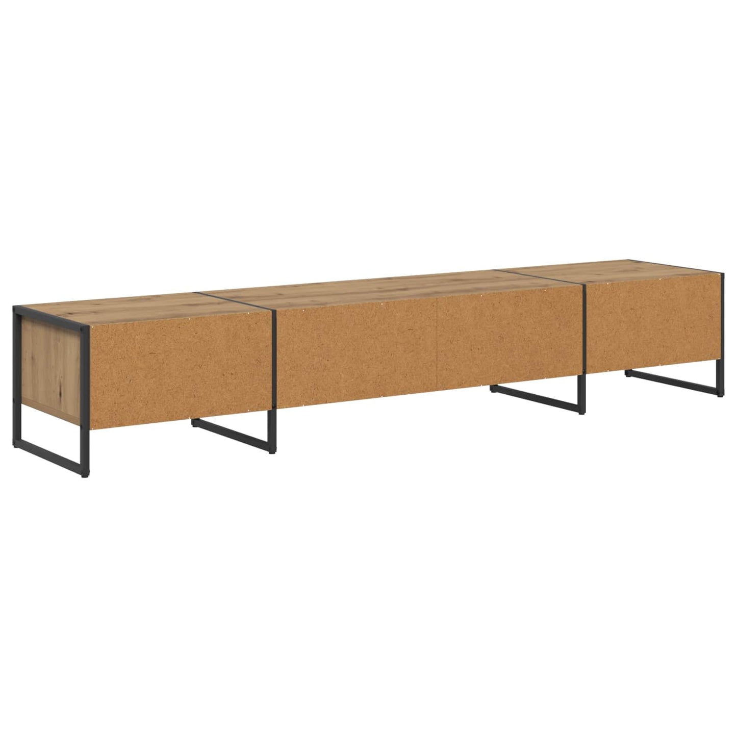 vidaXL Meuble TV fait main Chêne 170,5 x 36 x 30,5 cm