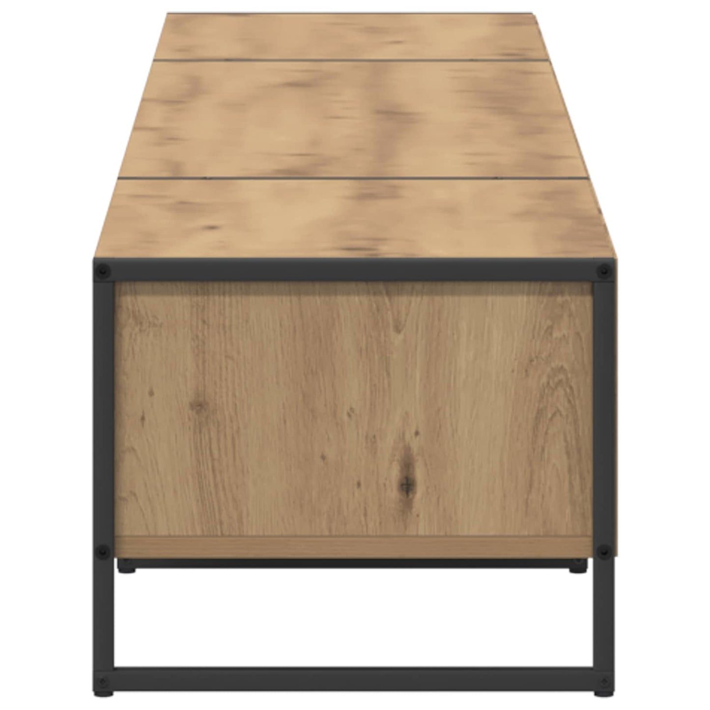 vidaXL Meuble TV fait main Chêne 170,5 x 36 x 30,5 cm