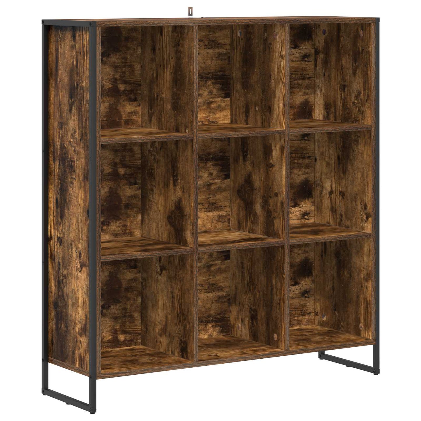 vidaXL Bibliothèque chêne fumé 99,5 x 30 x 108,5 cm, bois d'ingénierie