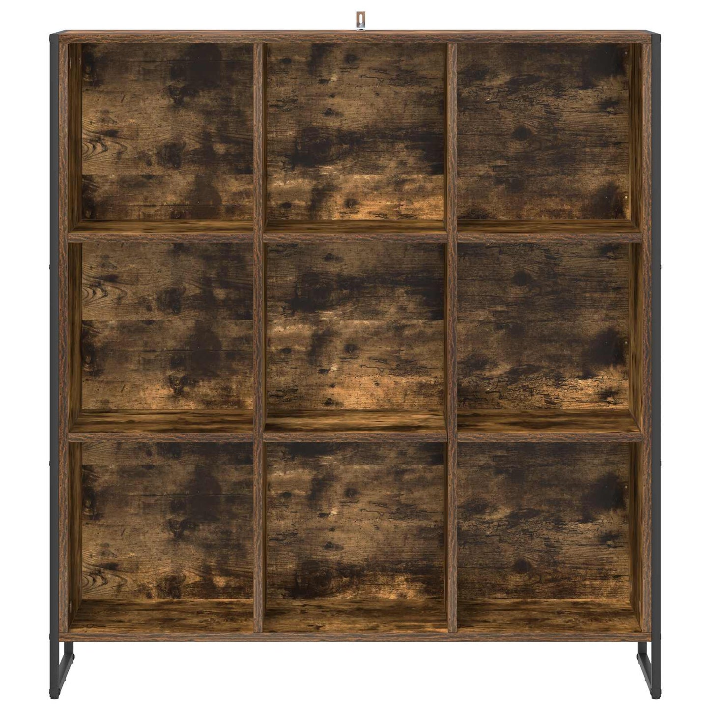 vidaXL Bibliothèque chêne fumé 99,5 x 30 x 108,5 cm, bois d'ingénierie