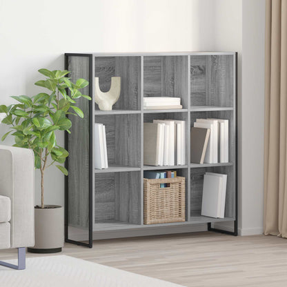 vidaXL Bibliothèque Chêne Sonoma gris 99,5 x 30 x 108,5 cm Aggloméré