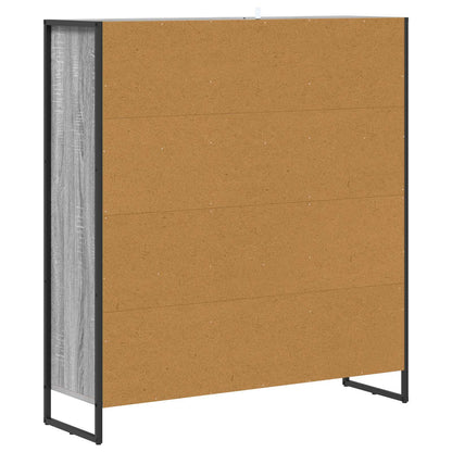vidaXL Bibliothèque Chêne Sonoma gris 99,5 x 30 x 108,5 cm Aggloméré