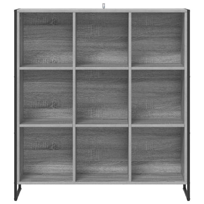 vidaXL Bibliothèque Chêne Sonoma gris 99,5 x 30 x 108,5 cm Aggloméré