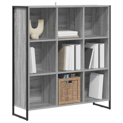vidaXL Bibliothèque Chêne Sonoma gris 99,5 x 30 x 108,5 cm Aggloméré