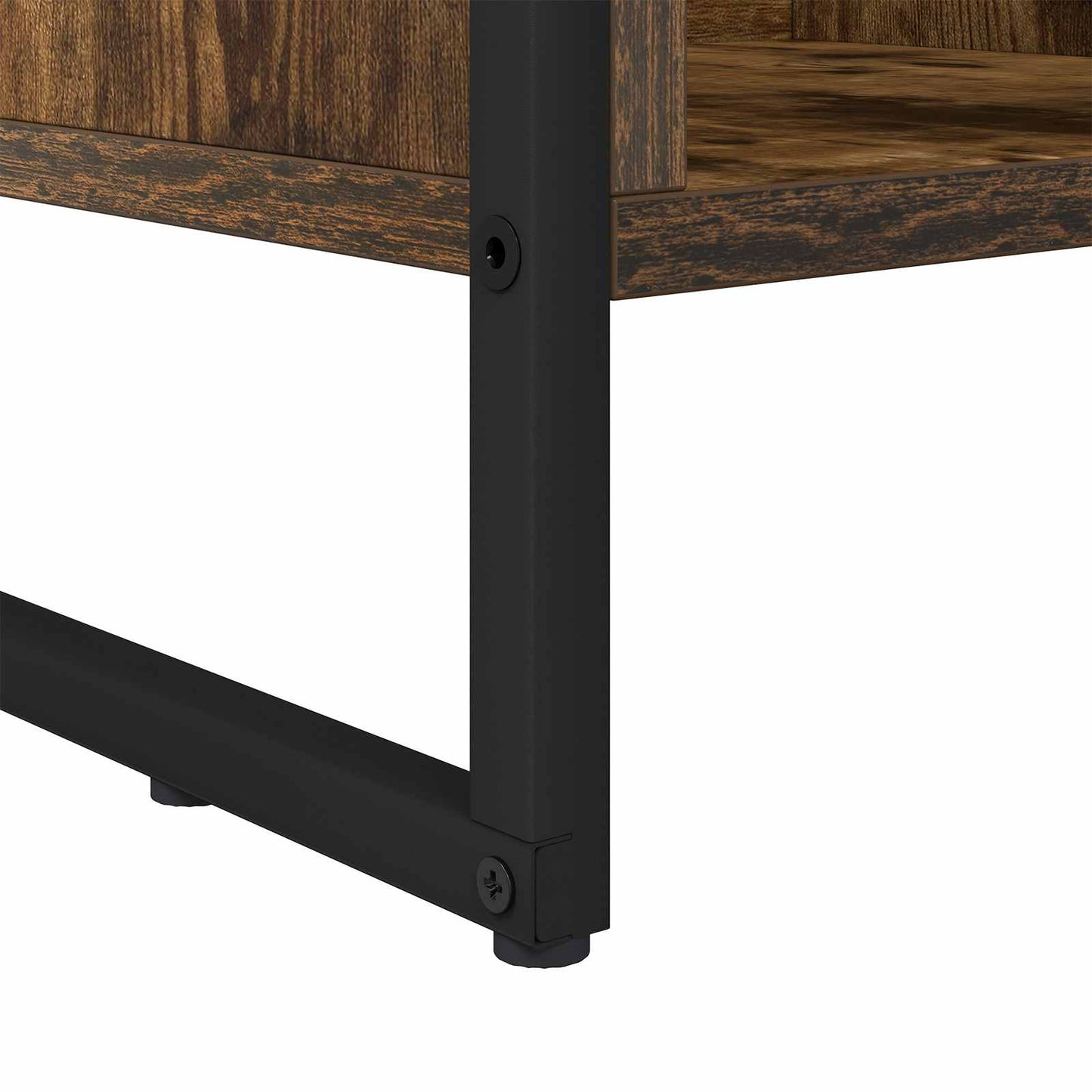 vidaXL Bibliothèque chêne fumé 99,5 x 30 x 108,5 cm, bois d'ingénierie