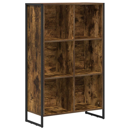 vidaXL Bibliothèque chêne fumé 99,5 x 30 x 108,5 cm, bois d'ingénierie