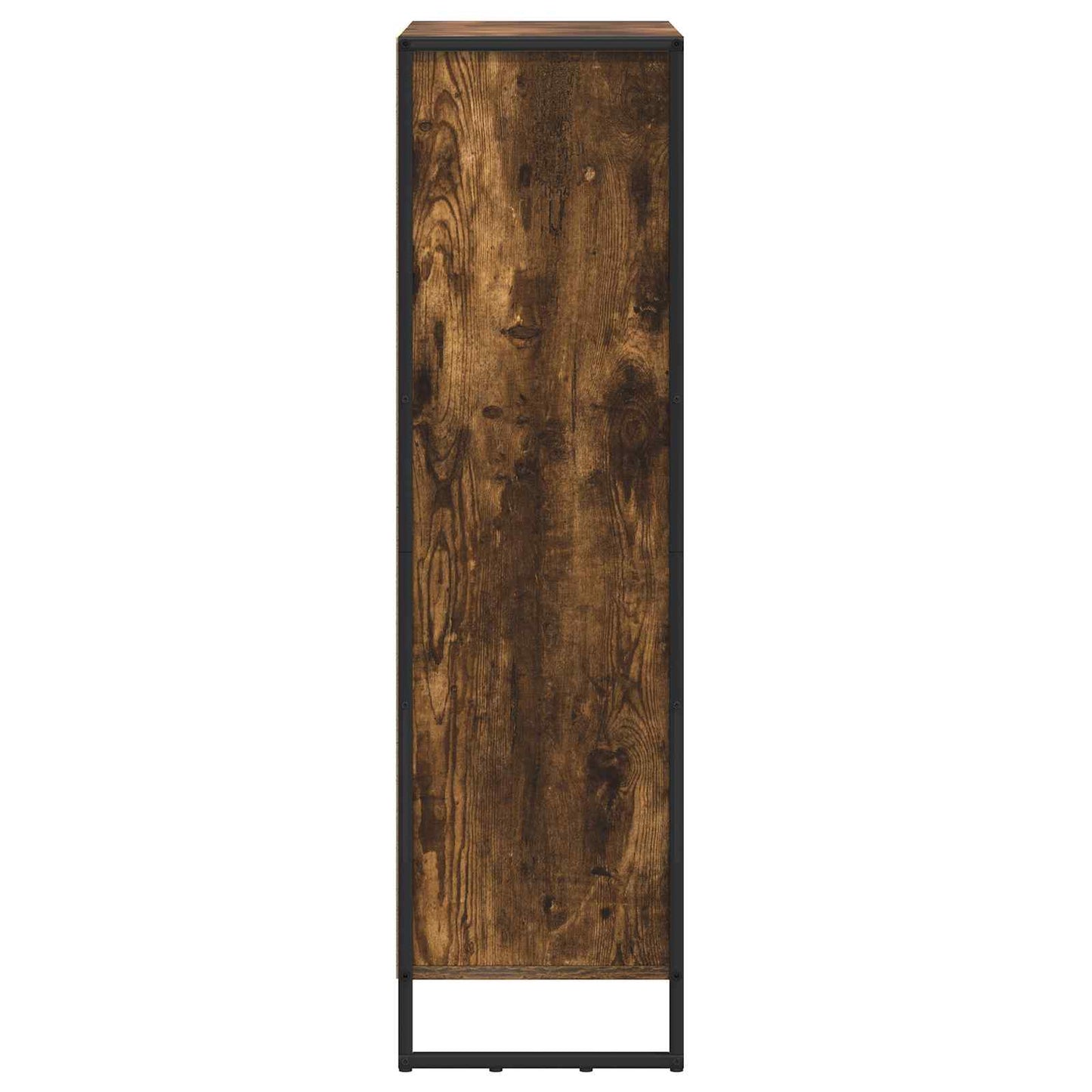 vidaXL Bibliothèque chêne fumé 99,5 x 30 x 108,5 cm, bois d'ingénierie