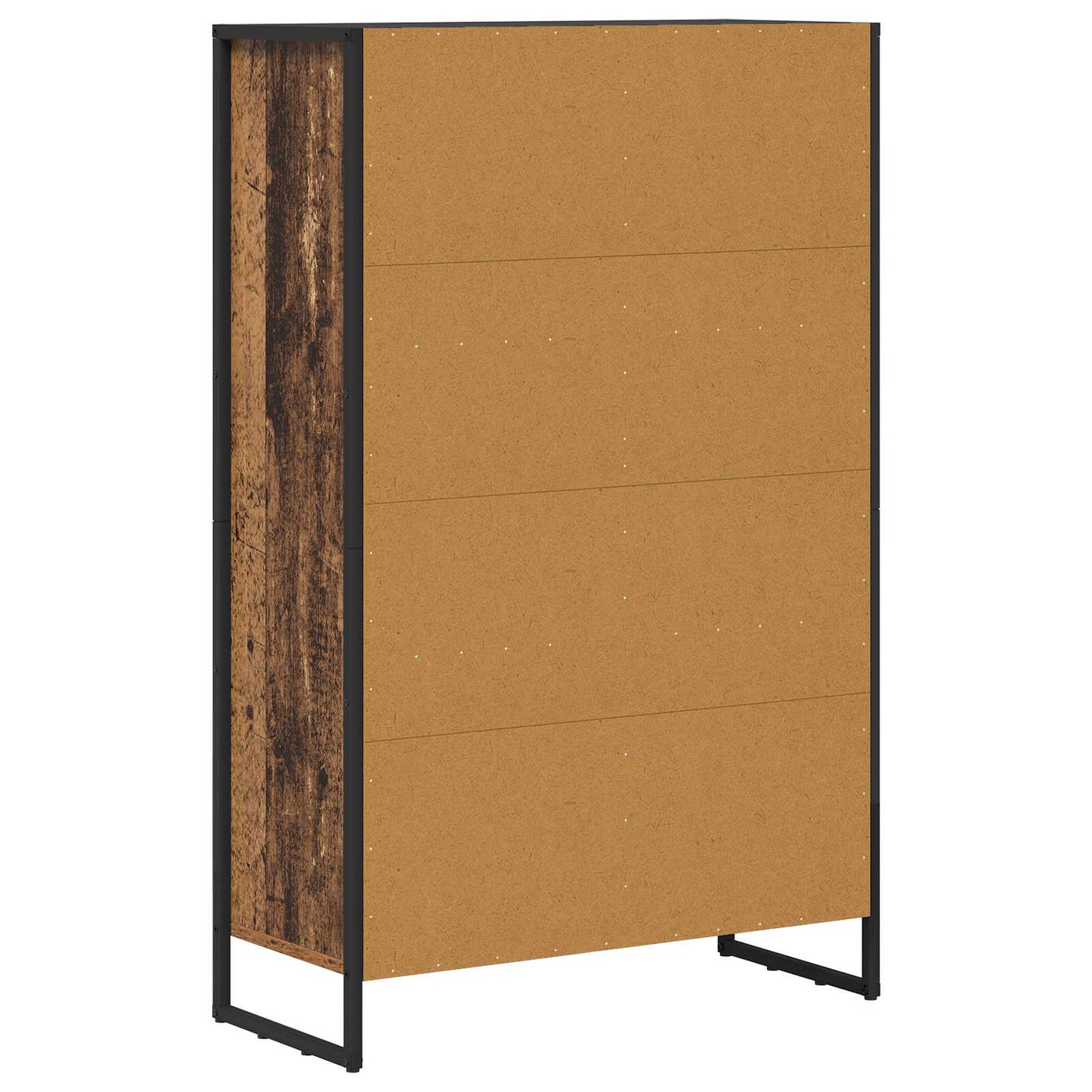 vidaXL Bibliothèque en bois de récupération 99,5 x 30 x 108,5 cm, bois d'ingénierie