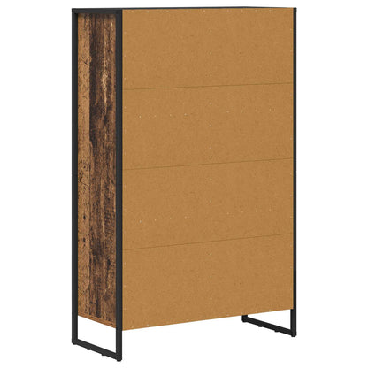 vidaXL Bibliothèque en bois de récupération 99,5 x 30 x 108,5 cm, bois d'ingénierie