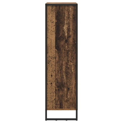 vidaXL Bibliothèque en bois de récupération 99,5 x 30 x 108,5 cm, bois d'ingénierie