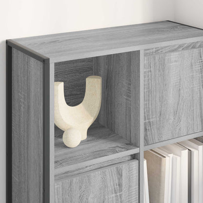 vidaXL Bücherregal Graues Sonoma 68 x 30 x 108.5 cm Holzwerkstoff