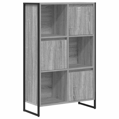 vidaXL Bücherregal Graues Sonoma 68 x 30 x 108.5 cm Holzwerkstoff