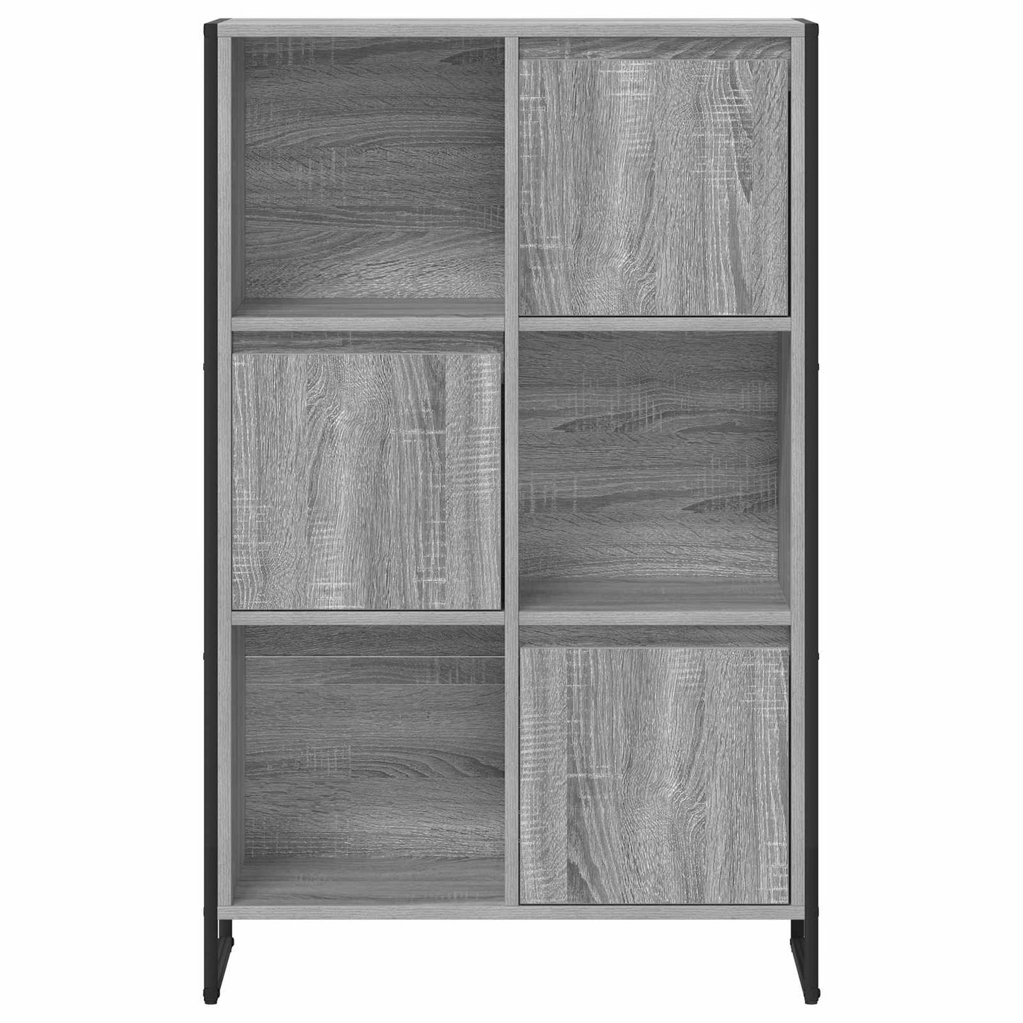 vidaXL Bücherregal Graues Sonoma 68 x 30 x 108.5 cm Holzwerkstoff