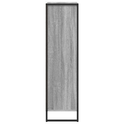 vidaXL Bücherregal Graues Sonoma 68 x 30 x 108.5 cm Holzwerkstoff
