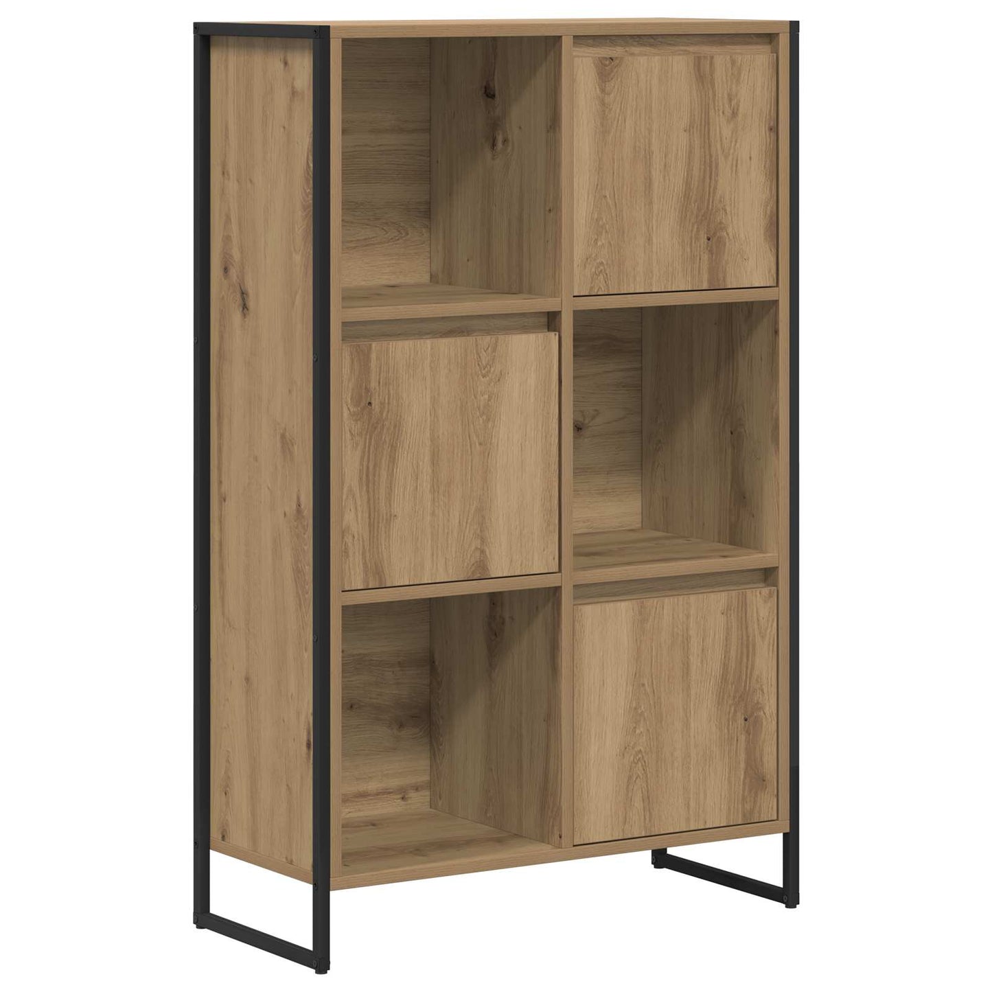 vidaXL Bücherregal Kunsthandwerk Eiche 68 x 30 x 108.5 cm