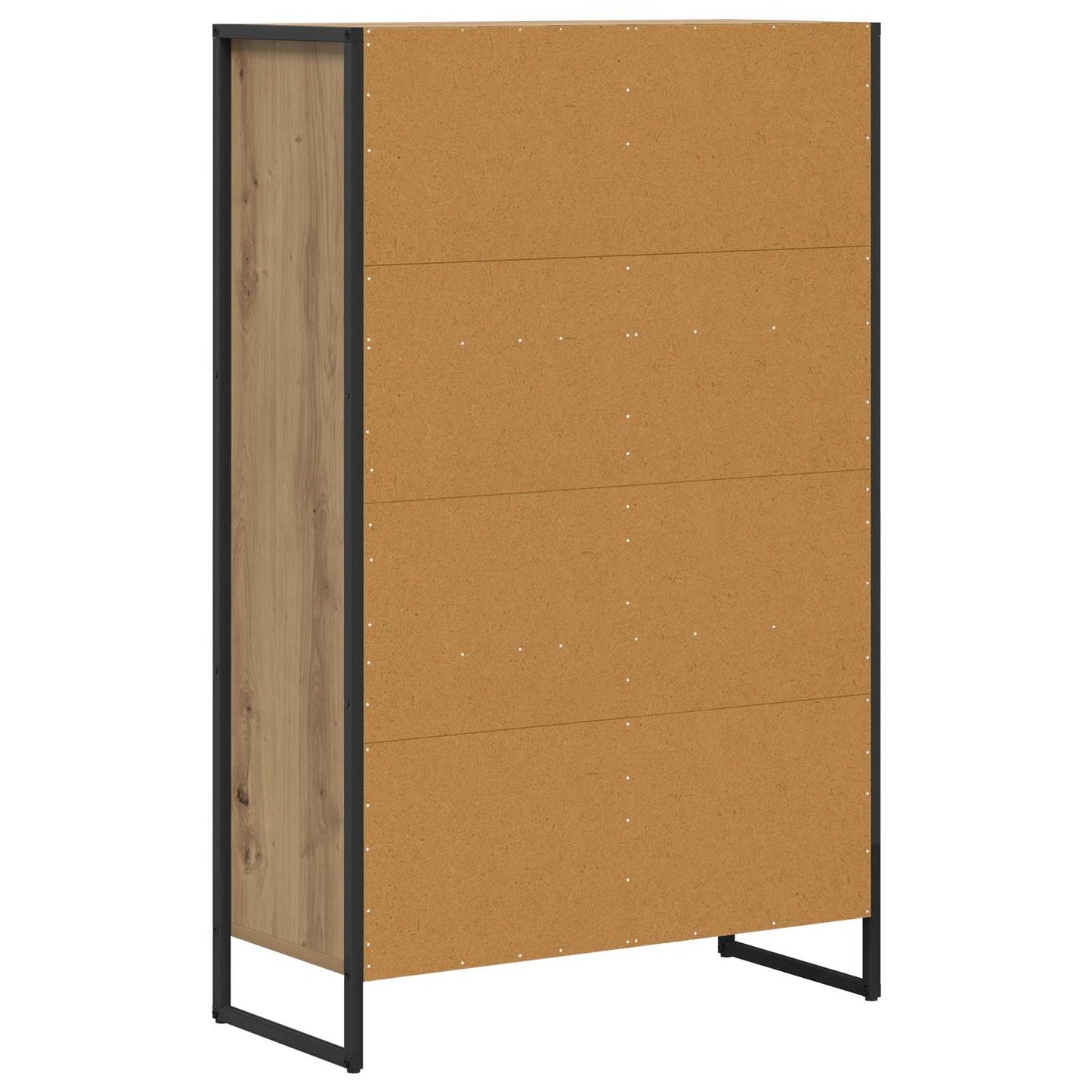vidaXL Bücherregal Kunsthandwerk Eiche 68 x 30 x 108.5 cm