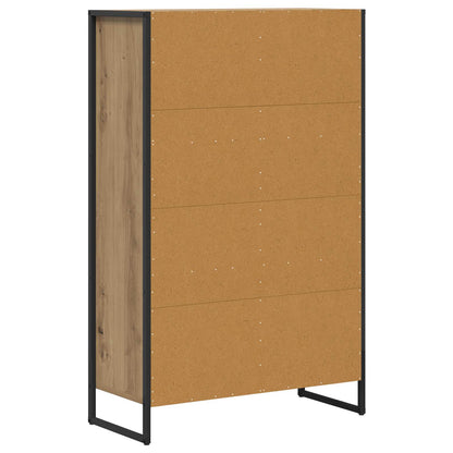 vidaXL Bücherregal Kunsthandwerk Eiche 68 x 30 x 108.5 cm