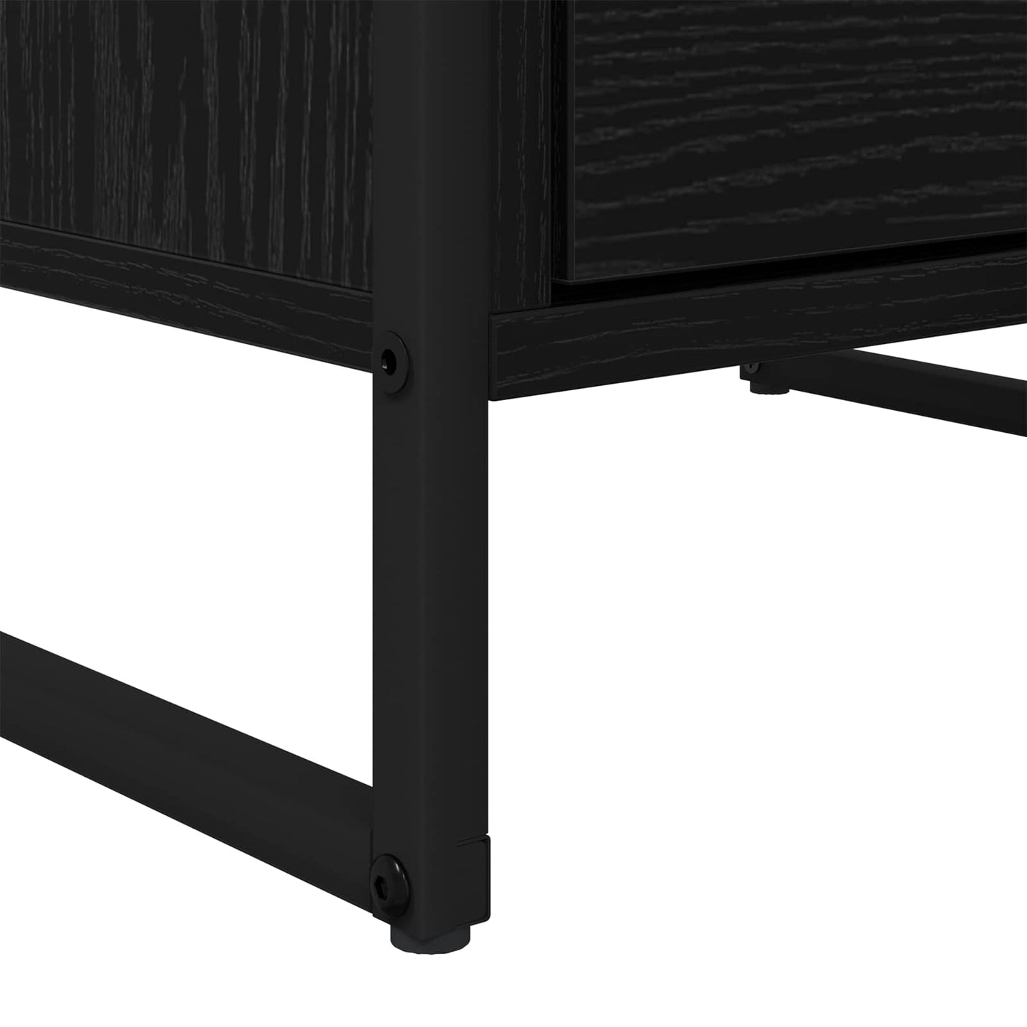 vidaXL Sideboard Schwarz Eichen-Optik 42 x 36 x 75,5 cm Holzwerkstoff