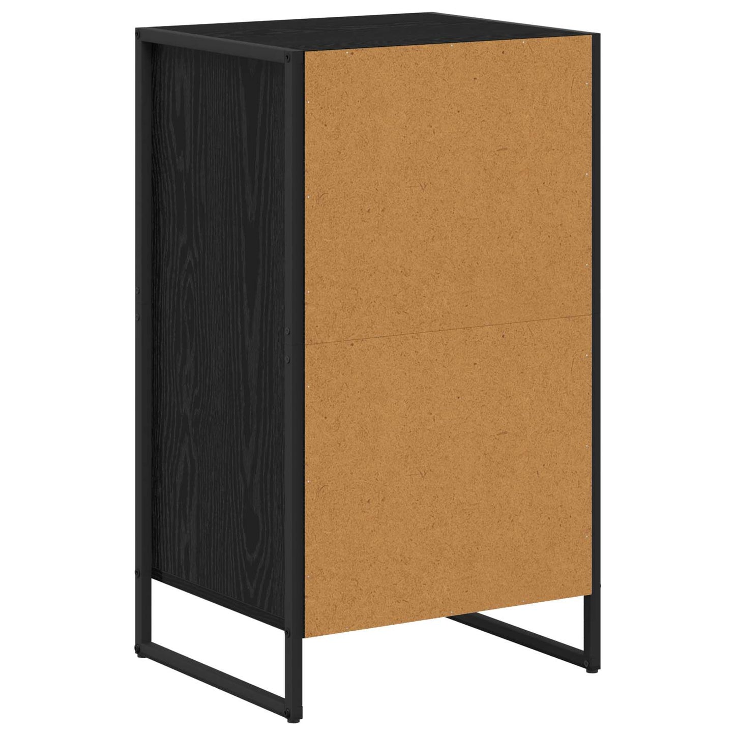 vidaXL Sideboard Schwarz Eichen-Optik 42 x 36 x 75,5 cm Holzwerkstoff