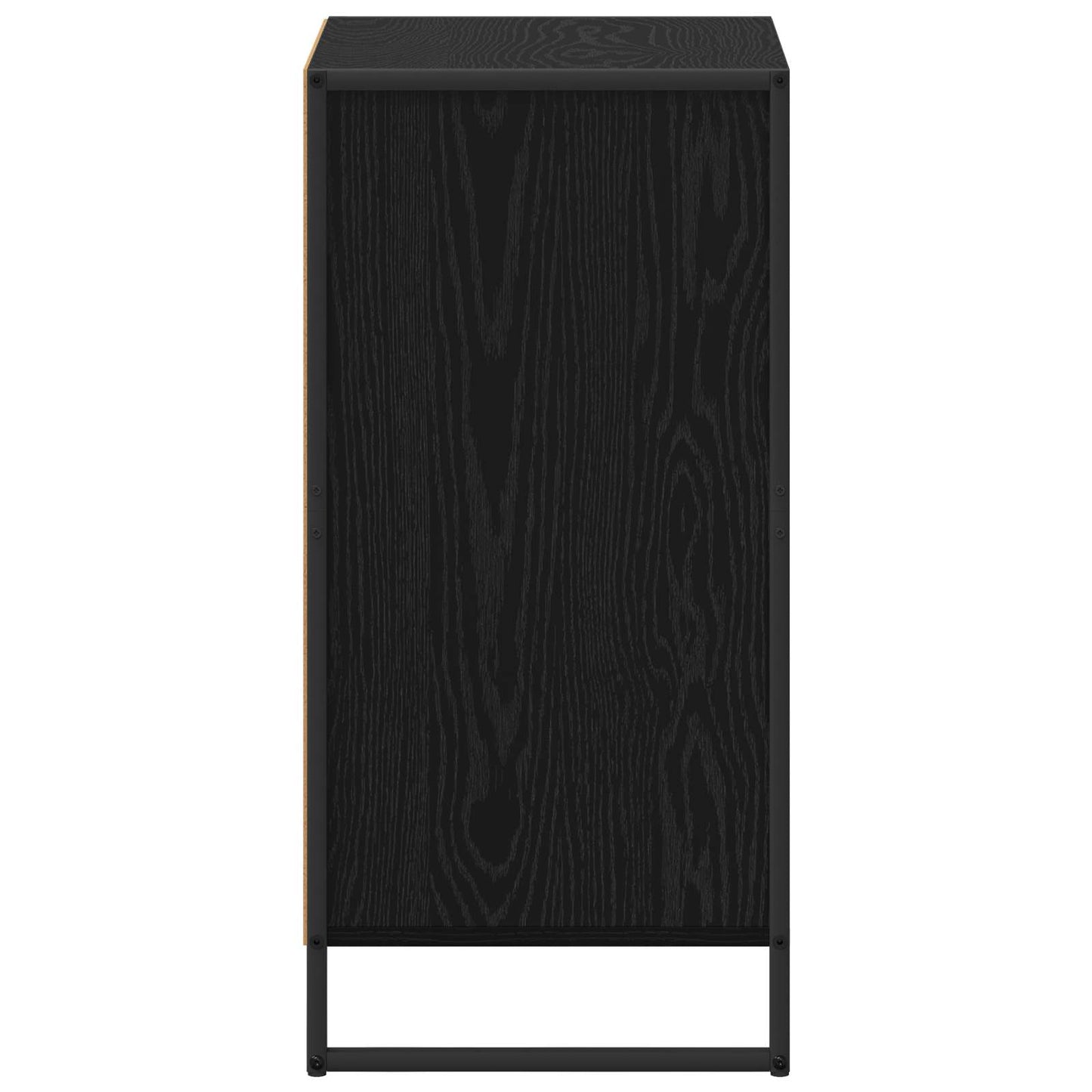 vidaXL Sideboard Schwarz Eichen-Optik 42 x 36 x 75,5 cm Holzwerkstoff