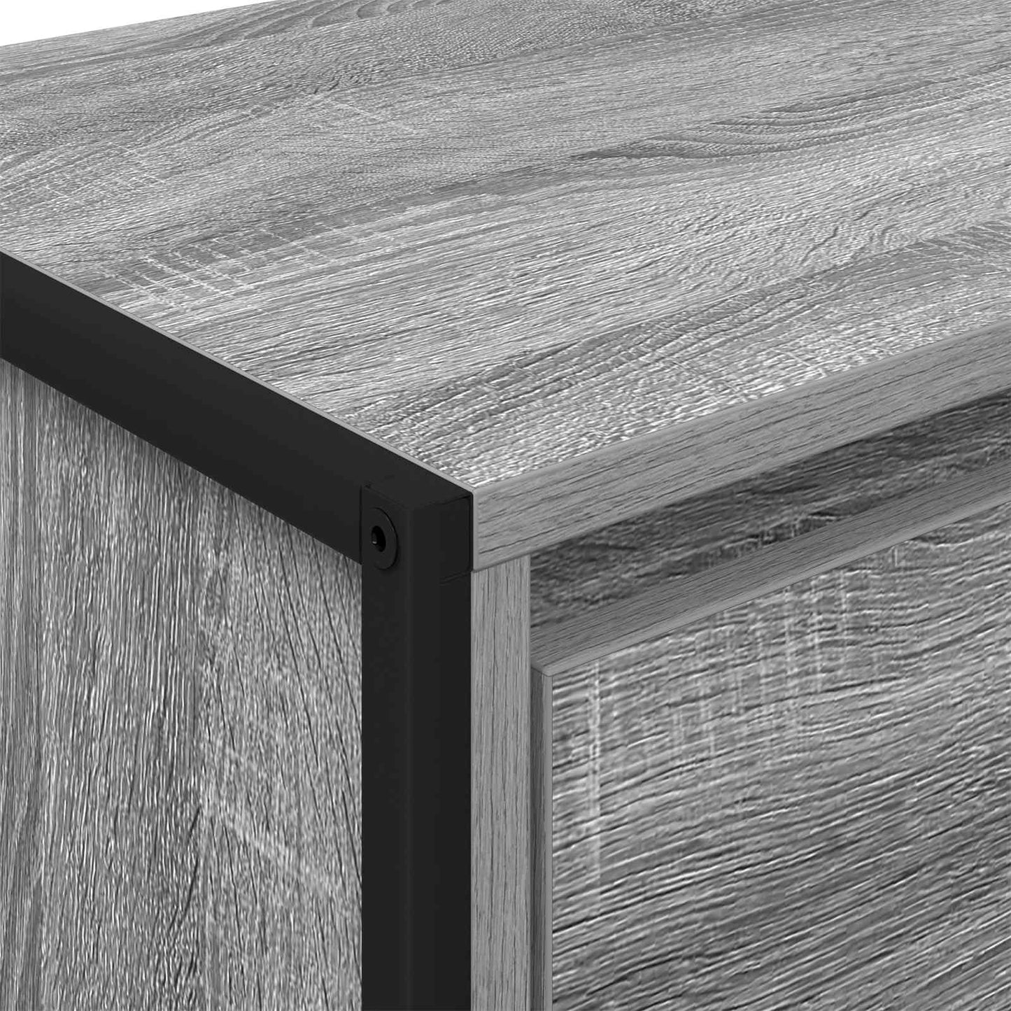 vidaXL Sideboard Graues Sonoma 42 x 36 x 75,5 cm Holzwerkstoff