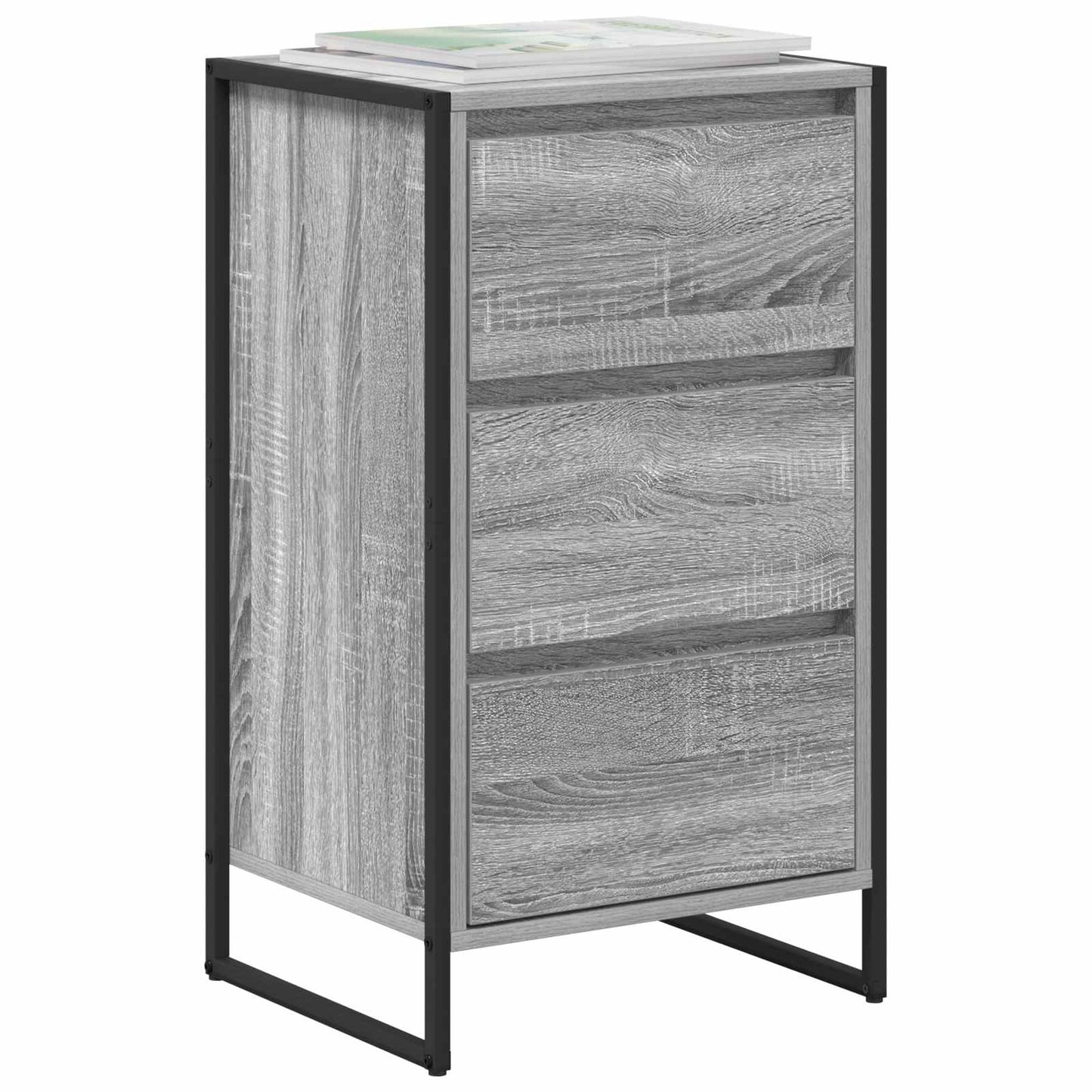 vidaXL Sideboard Graues Sonoma 42 x 36 x 75,5 cm Holzwerkstoff
