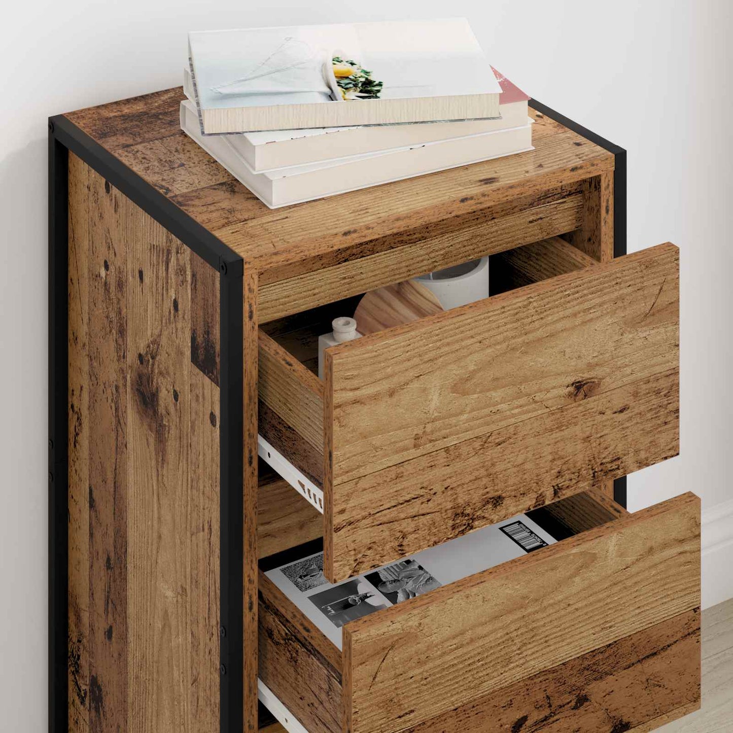 Sideboard Altholz 42 x 36 x 75,5 cm Holzwerkstoff