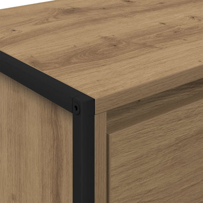 vidaXL Sideboard Kunsthandwerk Eiche 42 x 36 x 75,5 cm Holzwerkstoff