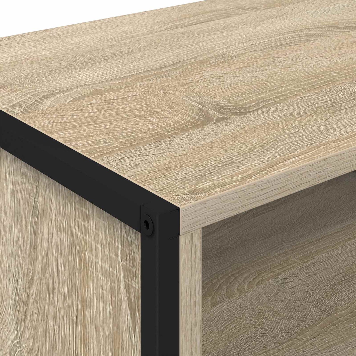 vidaXL TV-Schränk Sonoma 100 x 36,5 x 30,5 cm Holzwerkstoff