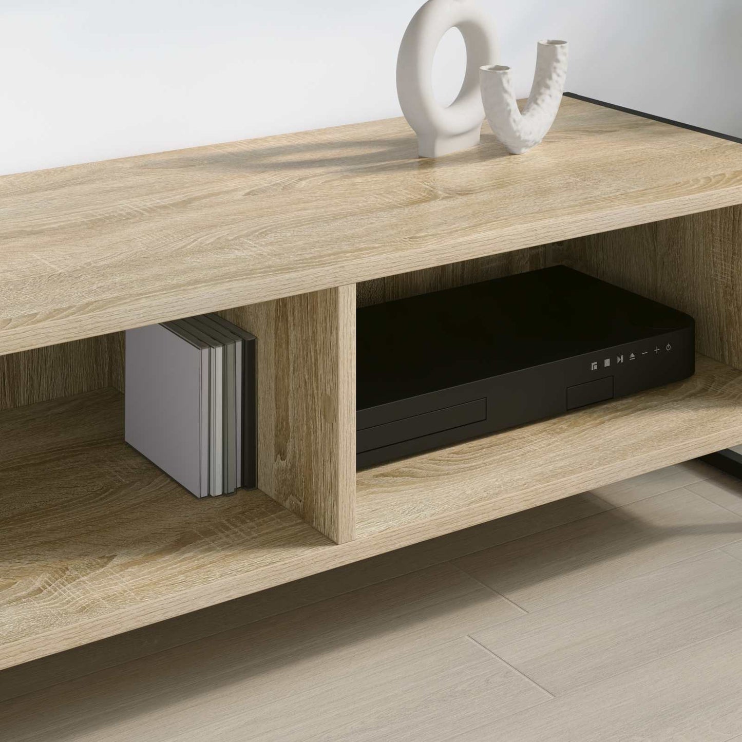 vidaXL TV-Schränk Sonoma 100 x 36,5 x 30,5 cm Holzwerkstoff