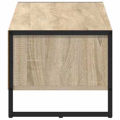 vidaXL TV-Schränk Sonoma 100 x 36,5 x 30,5 cm Holzwerkstoff