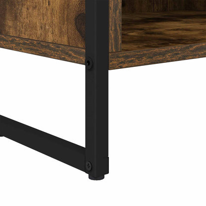 vidaXL TV-Schränk Raucharbe 100 x 36,5 x 30,5 cm Holzwerkstoff