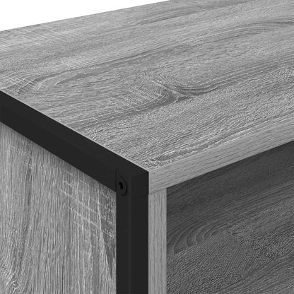 vidaXL TV-Schränk Graues Sonoma 100 x 36,5 x 30,5 cm Holzwerkstoff
