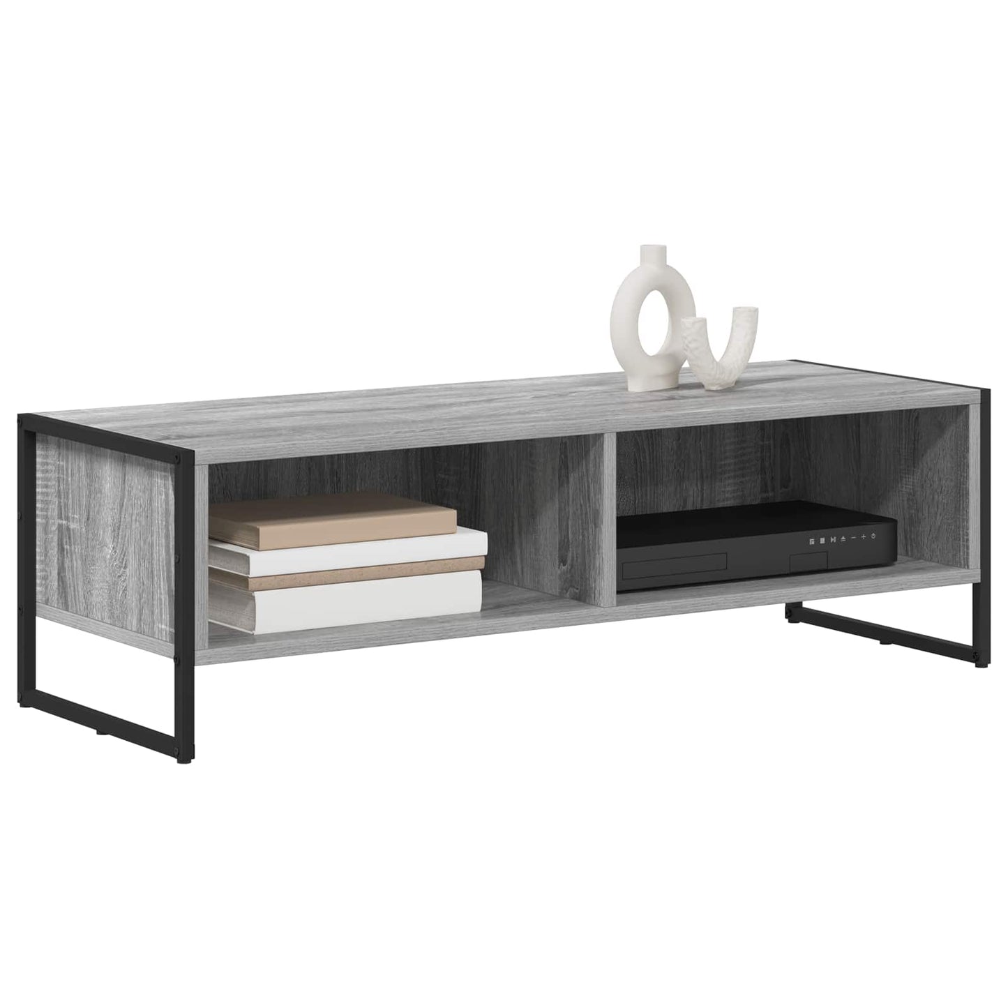 vidaXL TV-Schränk Graues Sonoma 100 x 36,5 x 30,5 cm Holzwerkstoff