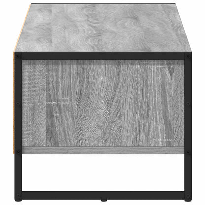 vidaXL TV-Schränk Graues Sonoma 100 x 36,5 x 30,5 cm Holzwerkstoff