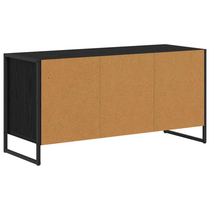 vidaXL TV-Schränk Schwarz Eichen-Optik 100 x 36 x 49,5 cm