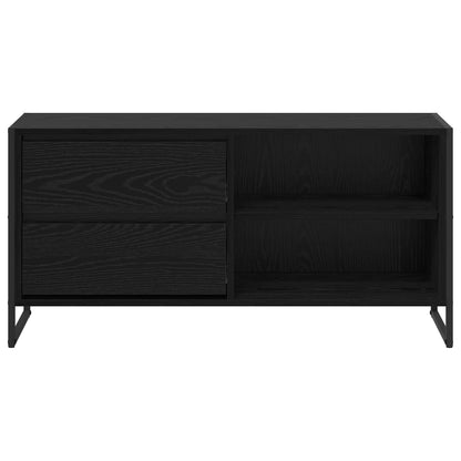 vidaXL TV-Schränk Schwarz Eichen-Optik 100 x 36 x 49,5 cm