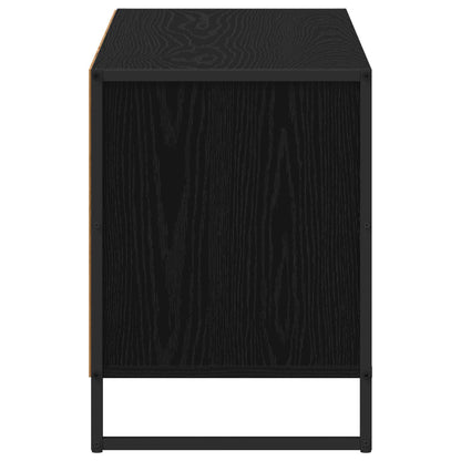 vidaXL TV-Schränk Schwarz Eichen-Optik 100 x 36 x 49,5 cm