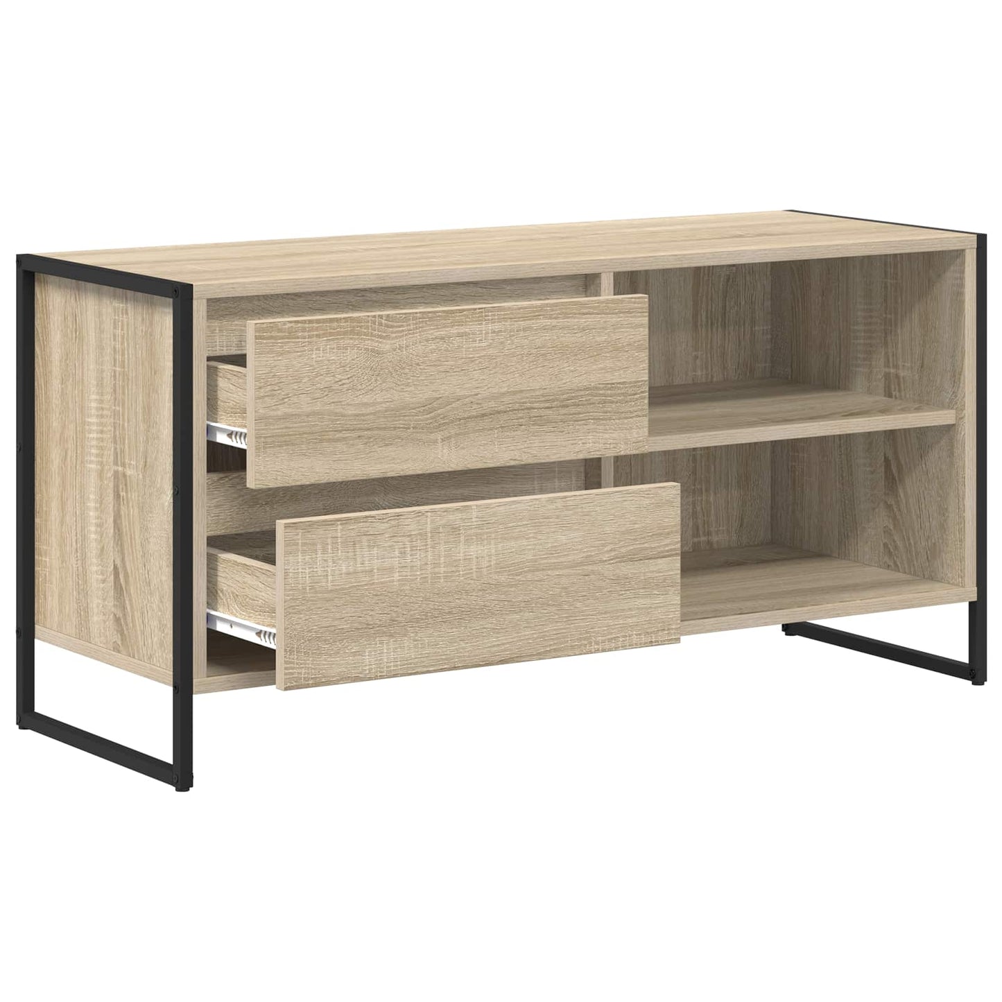 vidaXL TV-Schränk Sonoma 100 x 36 x 49,5 cm Holzwerkstoff