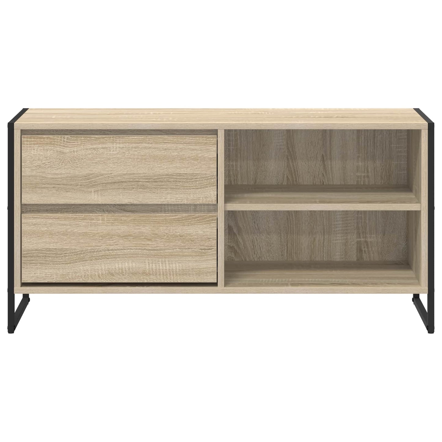 vidaXL TV-Schränk Sonoma 100 x 36 x 49,5 cm Holzwerkstoff