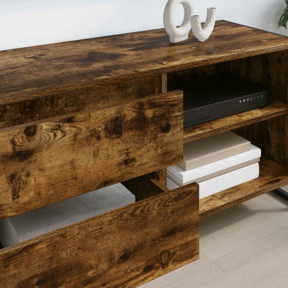 vidaXL TV-Schränk Raucharbe 100 x 36 x 49,5 cm Holzwerkstoff