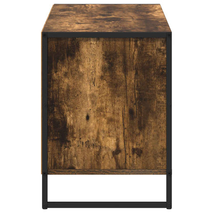 vidaXL TV-Schränk Raucharbe 100 x 36 x 49,5 cm Holzwerkstoff