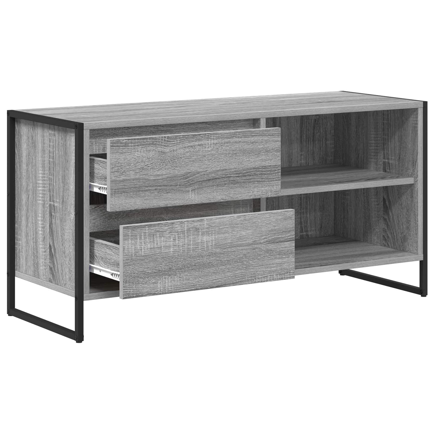 vidaXL TV-Schränk Graues Sonoma 100 x 36 x 49,5 cm Holzwerkstoff