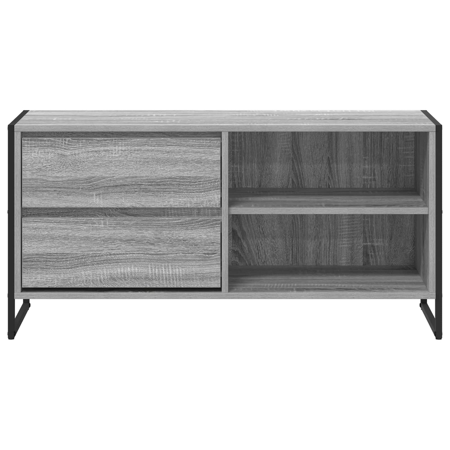 vidaXL TV-Schränk Graues Sonoma 100 x 36 x 49,5 cm Holzwerkstoff