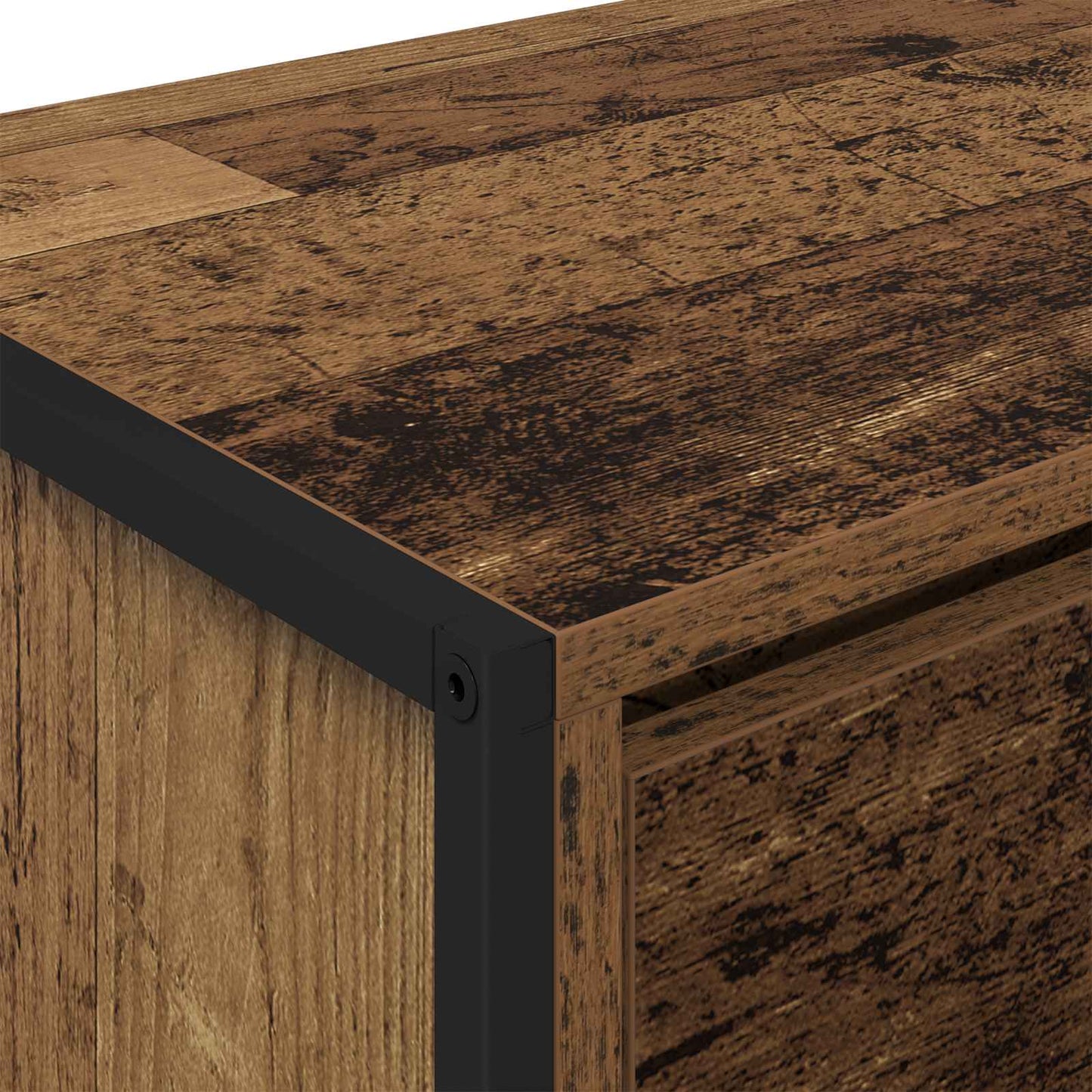 vidaXL TV-Schränk Altholz 100 x 36 x 49,5 cm Holzwerkstoff