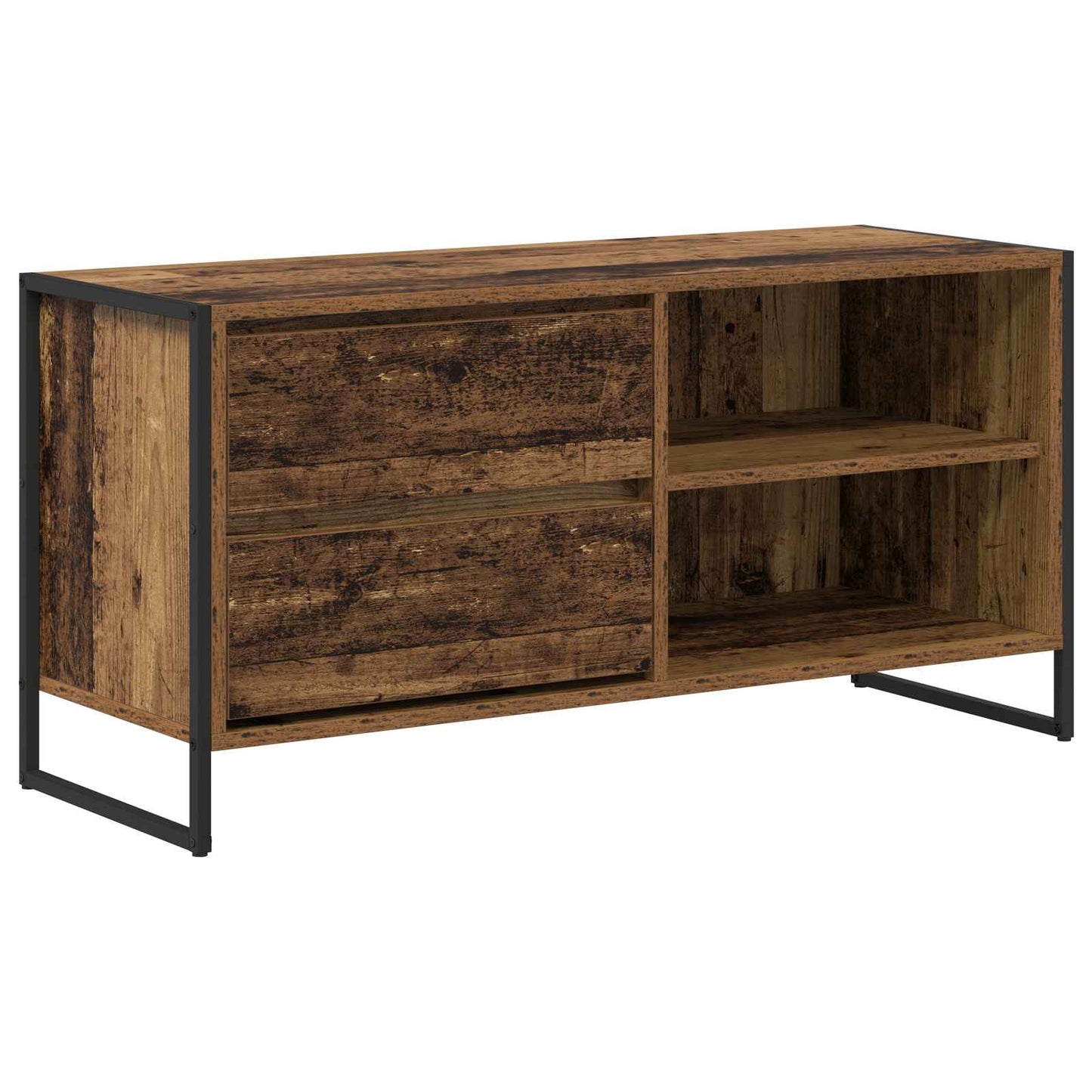 vidaXL TV-Schränk Altholz 100 x 36 x 49,5 cm Holzwerkstoff
