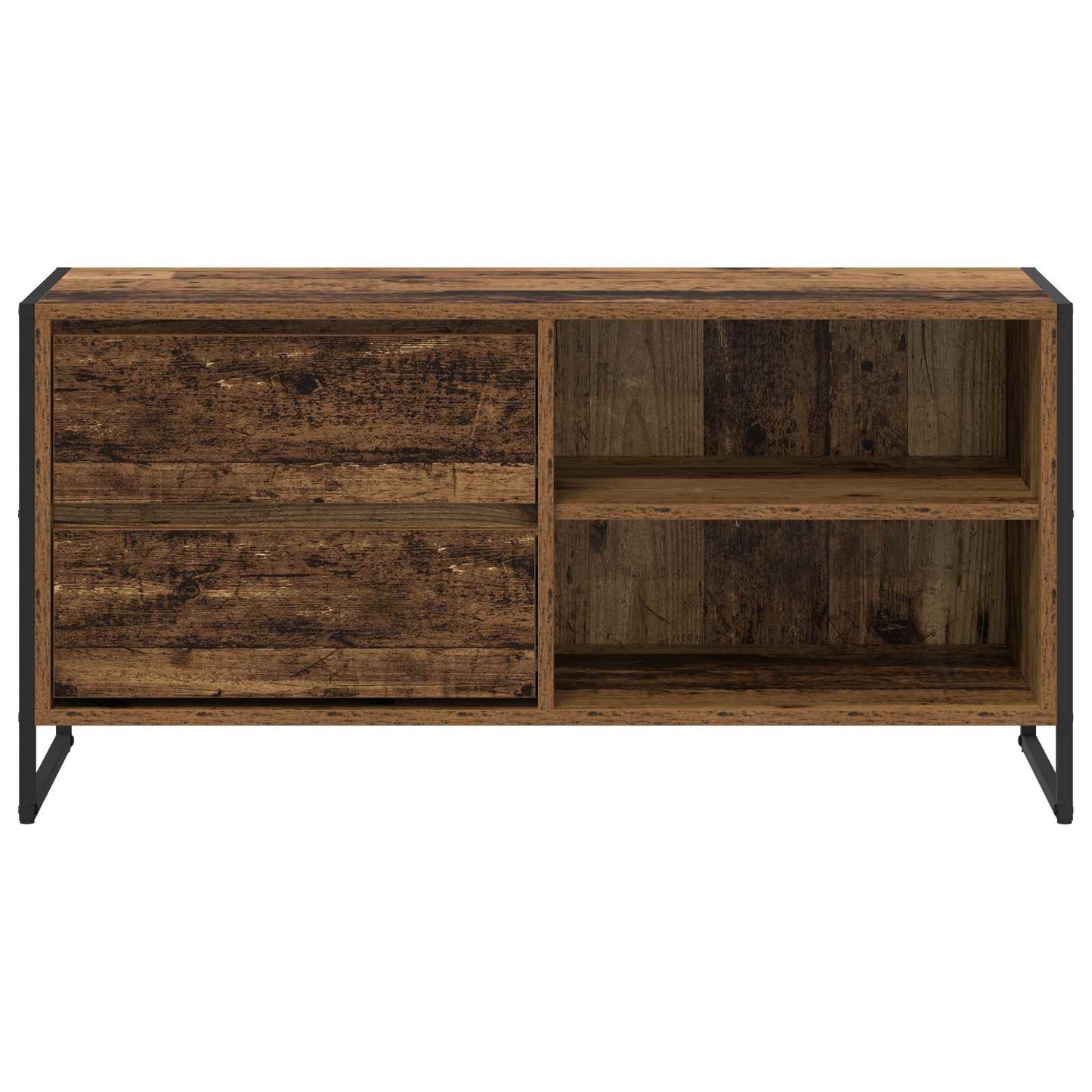 vidaXL TV-Schränk Altholz 100 x 36 x 49,5 cm Holzwerkstoff