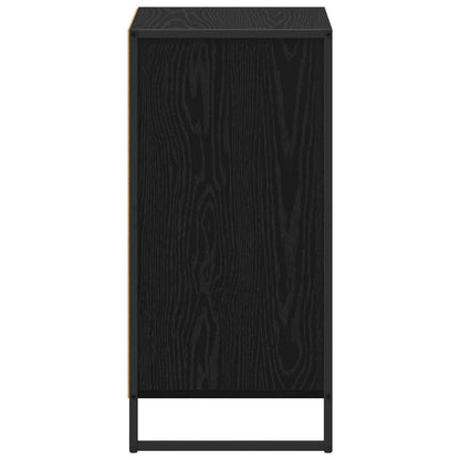 vidaXL Sideboard Schwarz Eichen-Optik 81 x 36 x 150.5 cm Holzwerkstoff